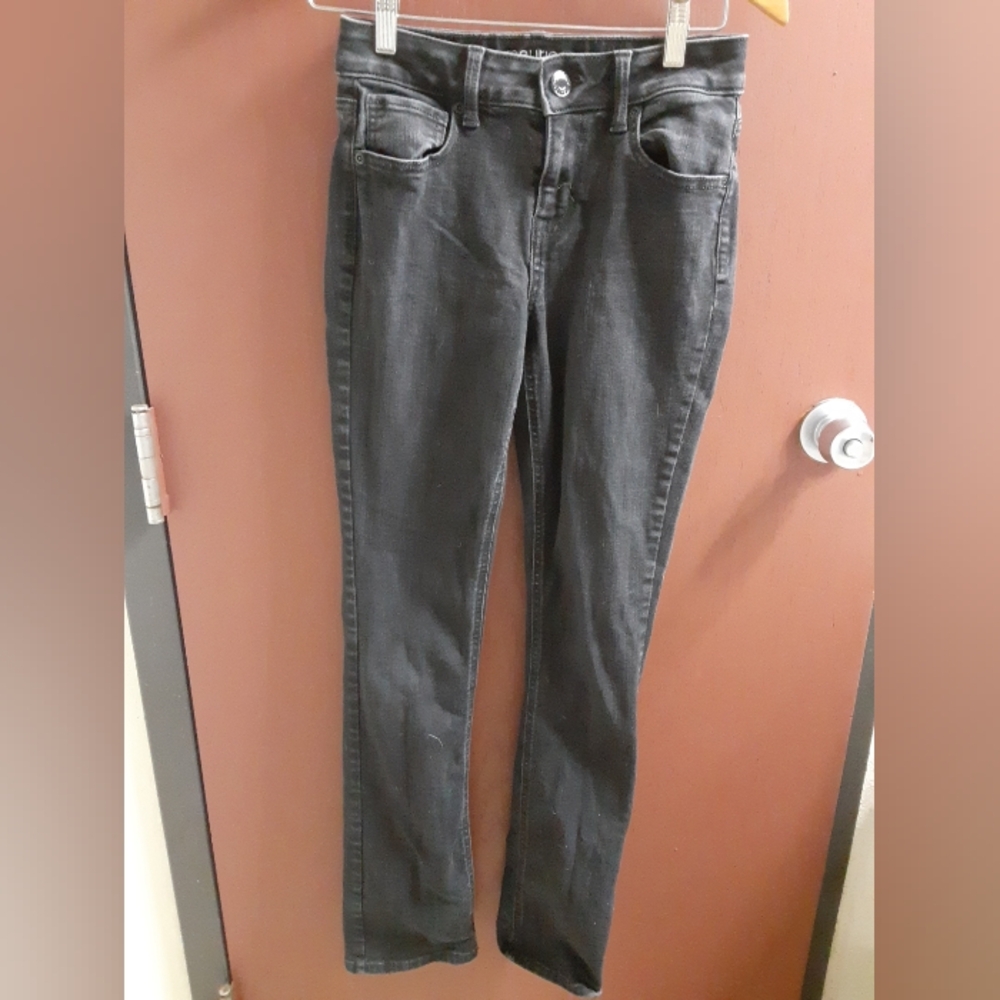 Maurices Charcoal Mid Rise Reg Jeans for Women Size 0 Casual